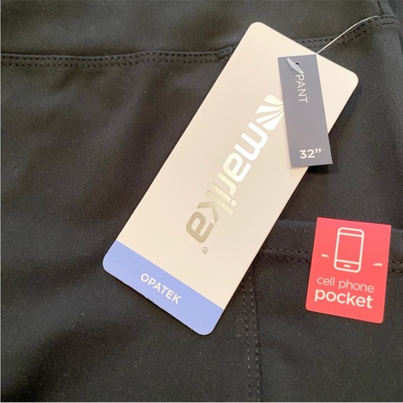 NWT Marika Flare Yoga Pant With Side Pockets Size XL in Black New With Tags. - Picture 6 of 16